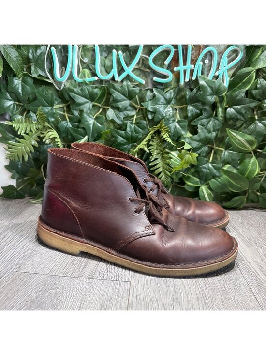 Clarks Originals  Bushacre 3 mens Brown Size 11.5 Chukka Boots main image 10
